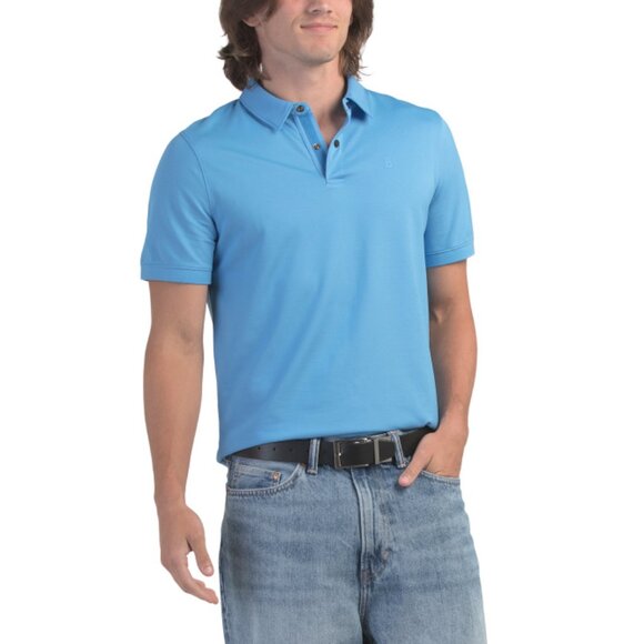 BOGNER Mystic Blue Timo 5f Polo Shirt - Picture 1 of 2